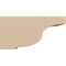 Ekena Millwork 6"W x 12"D x 6"H Wide Van Buren Rough Cedar Woodgrain TimberThane Corbel, Primed Tan CORUR06X12X06VANRCPR - alternate 6